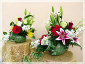 Double Jeopardy :: 2in1 :: a le Jardin Florist Signature Floral Arrangement